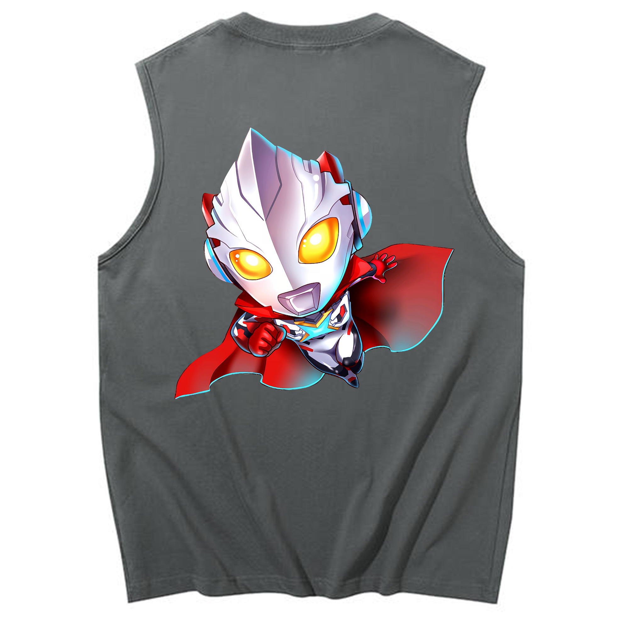 （画像用） ウルトラマン Ultraman コットン100％タンクトップ（背面プリント）